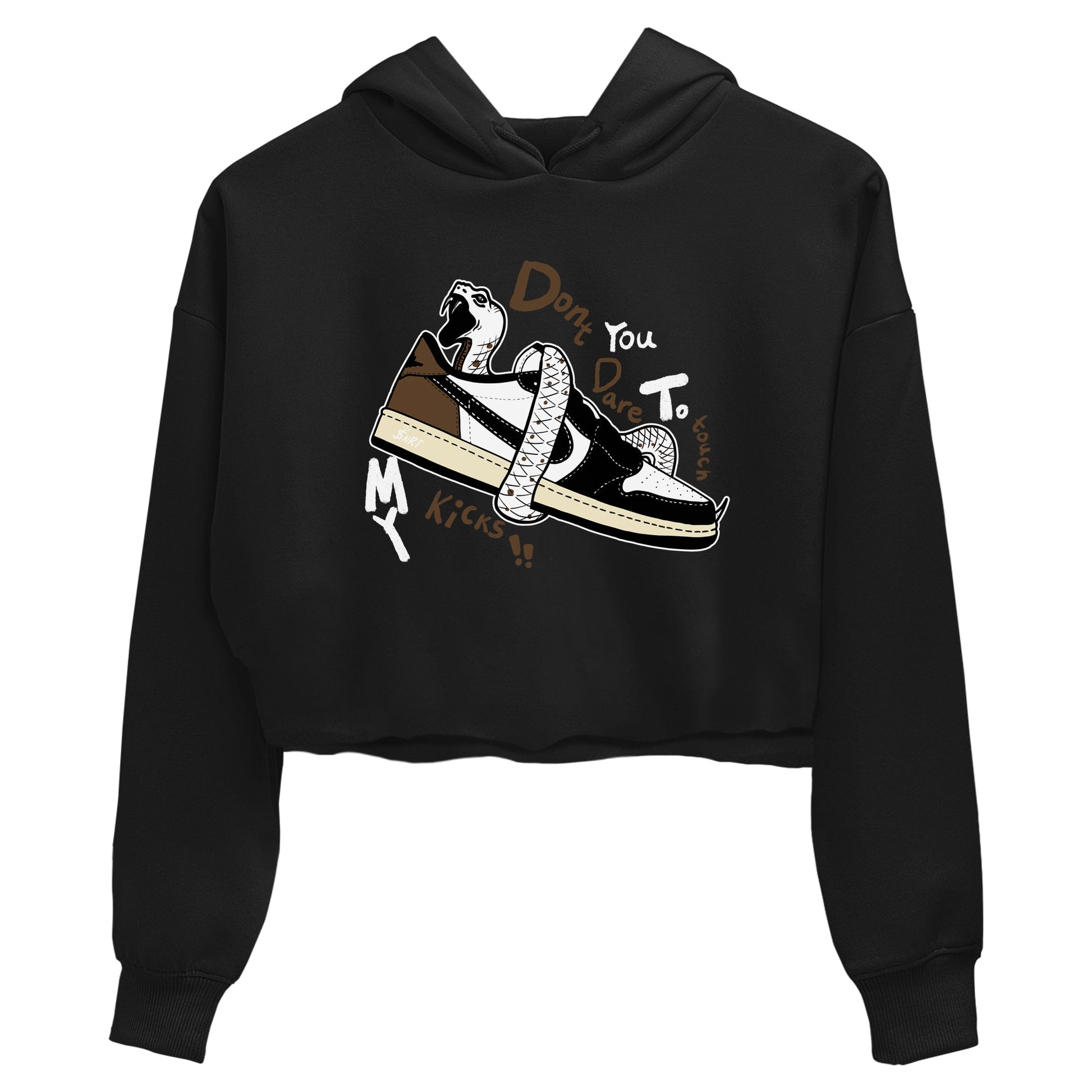 1s Mocha shirts to match jordans Don't Touch My Kicks sneaker match tees Air Jordan 1 Mocha SNRT Sneaker Release Tees unisex cotton Black 2 Crop Shirts