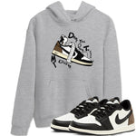 1s Mocha shirts to match jordans Don't Touch My Kicks sneaker match tees Air Jordan 1 Mocha SNRT Sneaker Release Tees unisex cotton Heather Grey 1 crew neck shirts