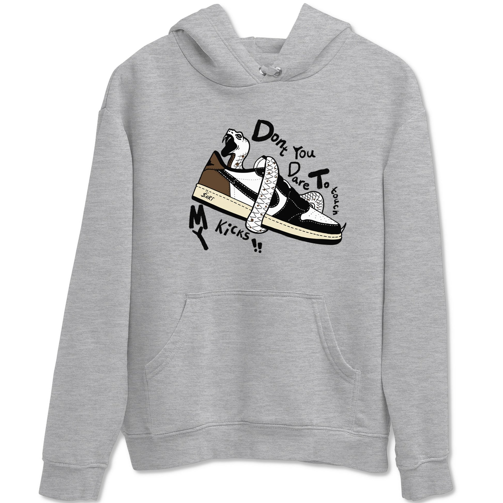 1s Mocha shirts to match jordans Don't Touch My Kicks sneaker match tees Air Jordan 1 Mocha SNRT Sneaker Release Tees unisex cotton Heather Grey 2 crew neck shirts