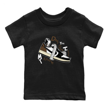 1s Mocha shirts to match jordans Don't Touch My Kicks sneaker match tees Air Jordan 1 Mocha SNRT Sneaker Release Tees Youth Baby Black 2 crew neck shirts