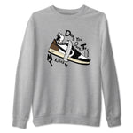 1s Mocha shirts to match jordans Don't Touch My Kicks sneaker match tees Air Jordan 1 Mocha SNRT Sneaker Release Tees unisex cotton Heather Grey 2 crew neck shirts