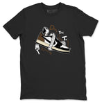 1s Mocha shirts to match jordans Don't Touch My Kicks sneaker match tees Air Jordan 1 Mocha SNRT Sneaker Release Tees unisex cotton Black 2 crew neck shirts