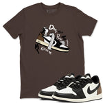 1s Mocha shirts to match jordans Don't Touch My Kicks sneaker match tees Air Jordan 1 Mocha SNRT Sneaker Release Tees unisex cotton Dark Chocolate 1 crew neck shirts