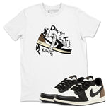 1s Mocha shirts to match jordans Don't Touch My Kicks sneaker match tees Air Jordan 1 Mocha SNRT Sneaker Release Tees unisex cotton White 1 crew neck shirts