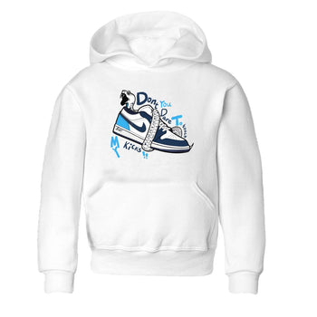 1s Obsidian shirts to match jordans Don't Touch My Kicks shirts to match Jordans AJ1 Retro Low OG Obsidian match shoes to clothes SNRT Sneaker Tees Youth Baby White 2 tee