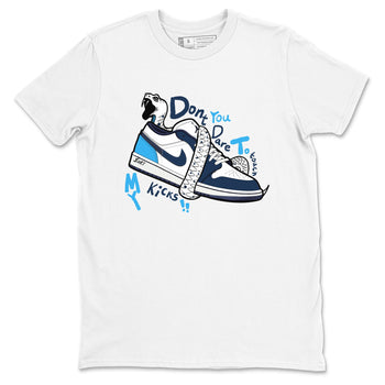 1s Obsidian shirts to match jordans Don't Touch My Kicks shirts to match Jordans AJ1 Retro Low OG Obsidian match shoes to clothes SNRT Sneaker Tees unisex cotton White 2 shirts