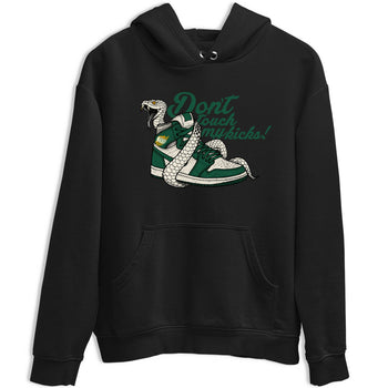 Sneaker Threads – Sneaker Tees To Match Air Jordan 1 Pro Green – Don't Touch My Kicks Graphic Tee Black 2. Perfect for Jordan releases 2025 colorways.