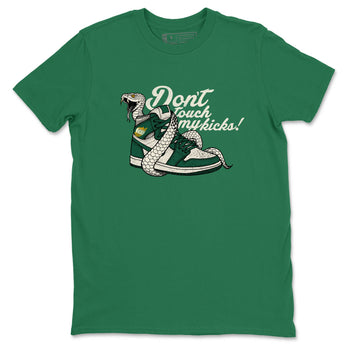Sneaker Threads – Sneaker Tees To Match Air Jordan 1 Pro Green – Don't Touch My Kicks Graphic Tee Kelly Green 2. Perfect for Jordan releases 2025 colorways.