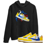 1s Travis Scott Canary shirt to match jordans Don't Touch My Kicks sneaker tees Air Jordan 1 Travis Scott Canary SNRT Sneaker Release Tees unisex cotton Black 1 crew neck shirt