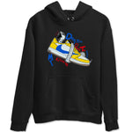 1s Travis Scott Canary shirt to match jordans Don't Touch My Kicks sneaker tees Air Jordan 1 Travis Scott Canary SNRT Sneaker Release Tees unisex cotton Black 2 crew neck shirt