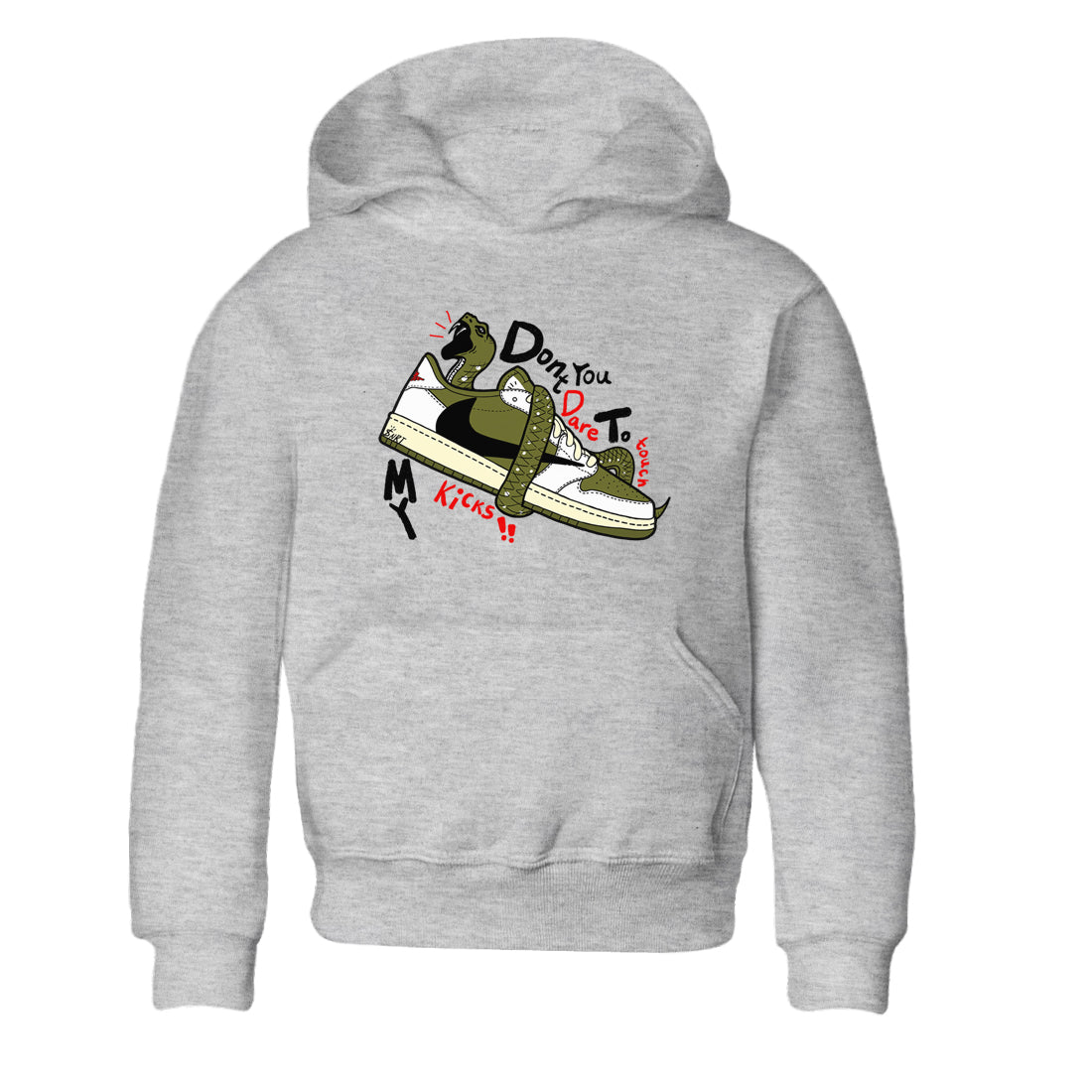 Jordan 1 Olive t shirts to match sneakers Don't Touch My Kicks sneaker match tees Air Jordan 1 Low x Travis Scott Reverse Olive tee SNRT Sneaker Tees Youth Baby Heather Grey 2 tee