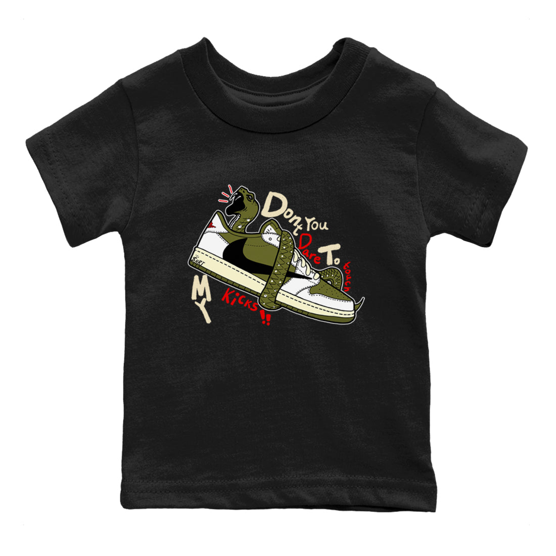 Match My Kids Shirt Jordan 1 Low Reverse Black Toe - We Bay-Bay Kids 90s Melanin Tiedye 2024 - Reverse Black Toe 1s Gifts Unisex Matching 3D Bomb