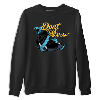Sneaker match tees – Sneaker Tees To Match Air Jordan 11 Gamma Shoes – Don't Touch My Kicks Tee Black 2