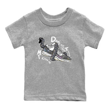 11s Year Of The Snake shirts to match jordans  Don't Touch My Kicks shirts to match jordans Air Jordan 11 Retro Low Year Of The Snake match shoes to clothes SNRT Sneaker Tees Youth Baby Heather Grey 2 tee