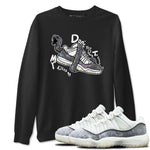 11s Year Of The Snake shirts to match jordans  Don't Touch My Kicks shirts to match jordans Air Jordan 11 Retro Low Year Of The Snake match shoes to clothes SNRT Sneaker Tees unisex cotton Black 1 shirts