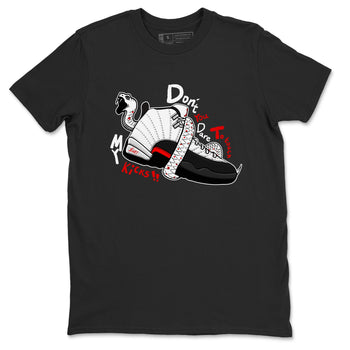 Air Jordan 12 Red Taxi shirts to match jordans Don't Touch My Kicks sneaker match tees 12s Red Taxi SNRT sneaker release Tees unisex cotton Black 2 crew neck shirt