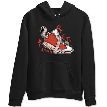 13s Dune Red shirts to match jordans Don't Touch My Kicks sneaker match tees Air Jordan 13 Dune Red SNRT Sneaker Tees streetwear brand Black 2 unisex cotton tee
