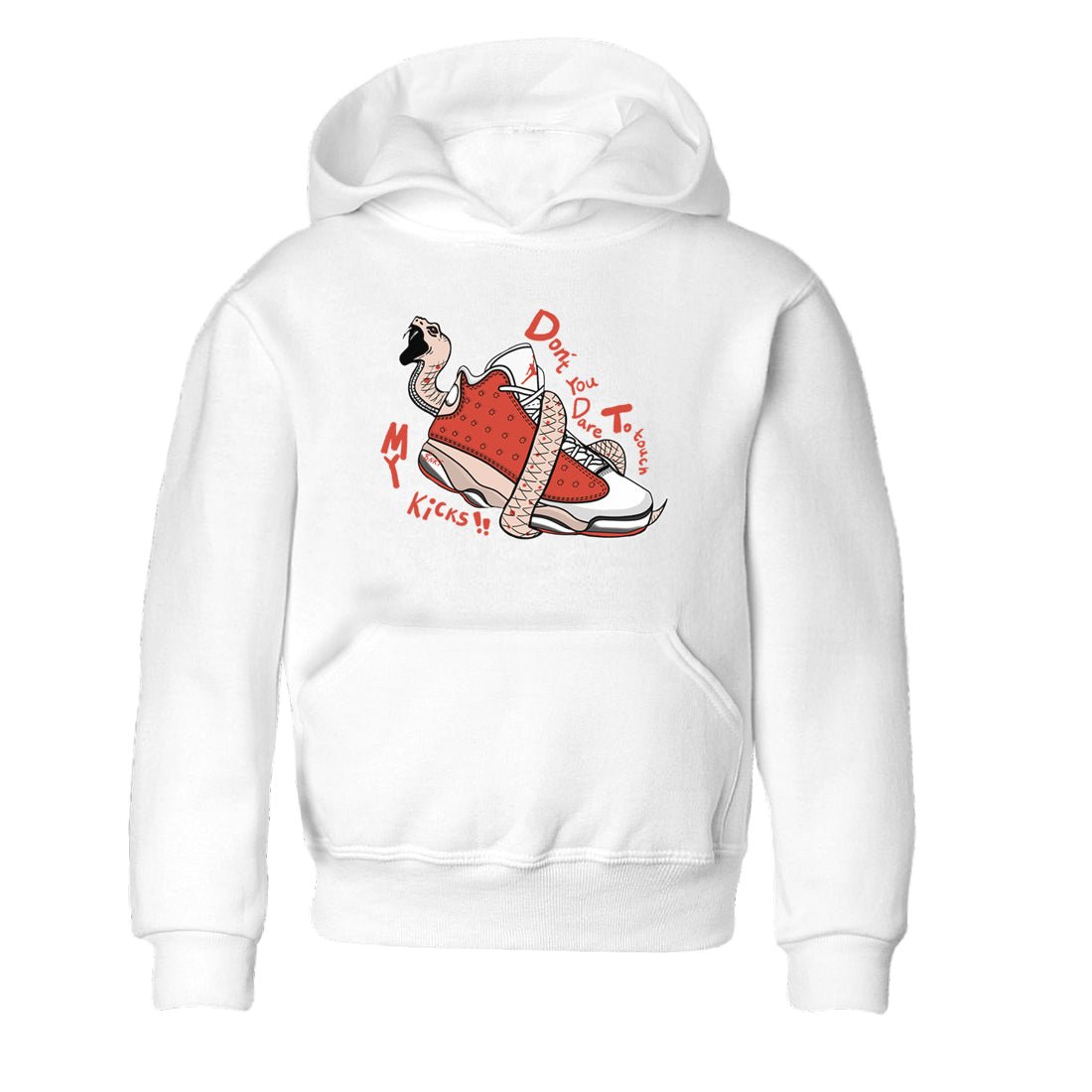 13s Dune Red shirts to match jordans Don't Touch My Kicks sneaker match tees Air Jordan 13 Dune Red SNRT Sneaker Tees streetwear brand Baby and Youth White 2 cotton tee