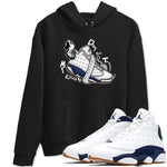 13s Midnight Navy shirts to match jordans Don't Touch My Kicks sneaker match tees Air Jordan 13 Midnight Navy SNRT Sneaker Release Tees unisex cotton Black 1 crew neck shirts