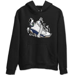 13s Midnight Navy shirts to match jordans Don't Touch My Kicks sneaker match tees Air Jordan 13 Midnight Navy SNRT Sneaker Release Tees unisex cotton Black 2 crew neck shirts