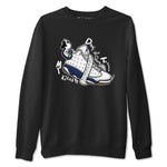 13s Midnight Navy shirts to match jordans Don't Touch My Kicks sneaker match tees Air Jordan 13 Midnight Navy SNRT Sneaker Release Tees unisex cotton Black 2 crew neck shirts