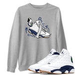 13s Midnight Navy shirts to match jordans Don't Touch My Kicks sneaker match tees Air Jordan 13 Midnight Navy SNRT Sneaker Release Tees unisex cotton Heather Grey 1 crew neck shirts