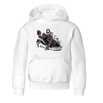AJ3 A Ma Maniere x Black shirts to match jordans Don't Touch My Kicks sneaker match tees A Ma Maniere x Air Jordan 3 “Black” SNRT Sneaker Tees streetwear brand Baby and Youth White 2 cotton tee