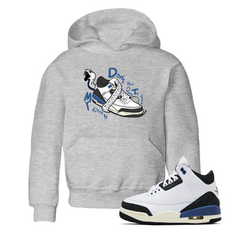 3s For The Love to match jordans Don't Touch My Kicks sneaker match tees A Ma Maniere For The Love match shoes to clothes SNRT Sneaker Tees Youth Baby Heather Grey 1 tee