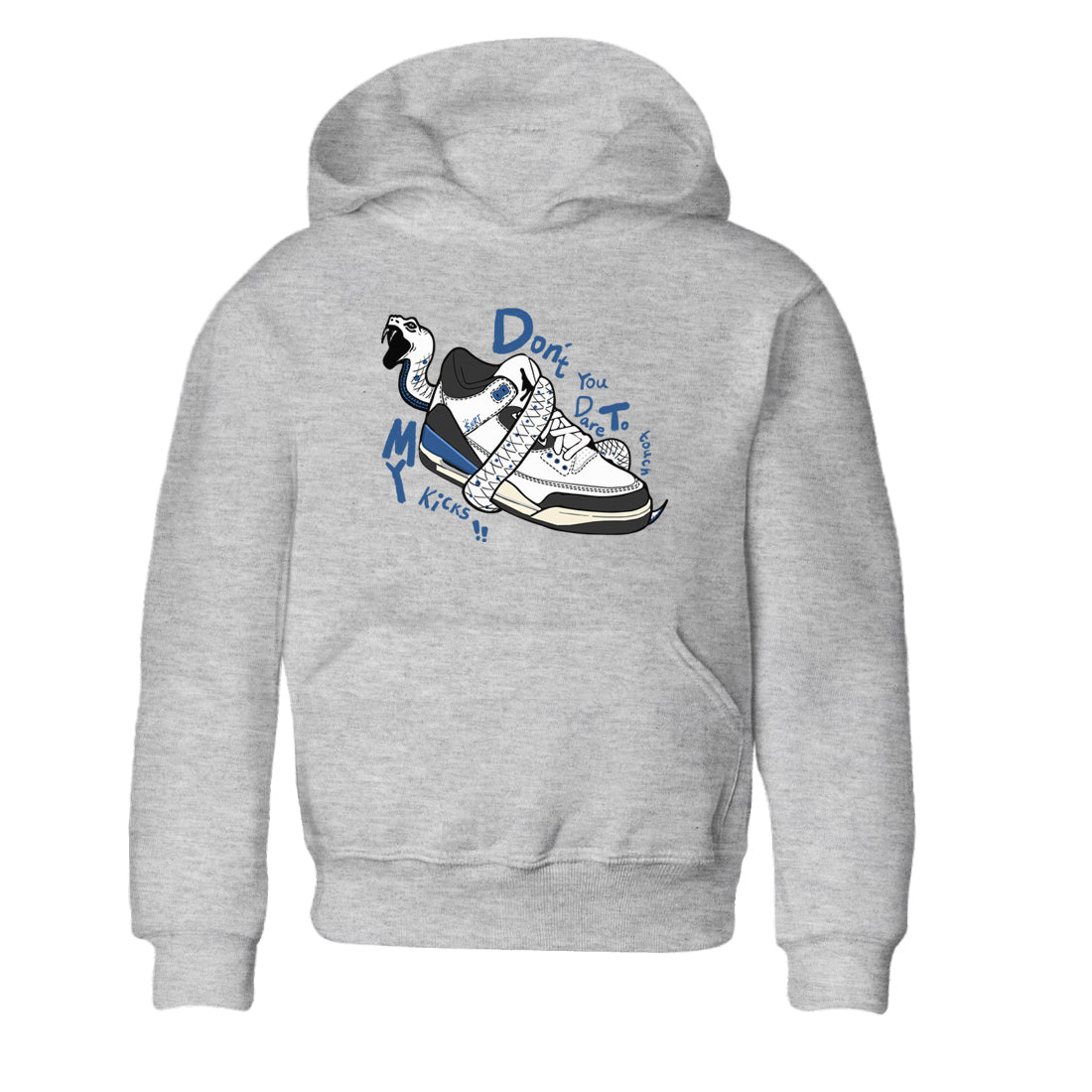 3s For The Love to match jordans Don't Touch My Kicks sneaker match tees A Ma Maniere For The Love match shoes to clothes SNRT Sneaker Tees Youth Baby Heather Grey 2 tee
