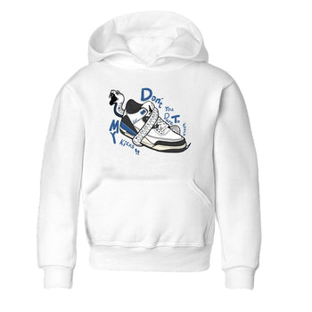 3s For The Love to match jordans Don't Touch My Kicks sneaker match tees A Ma Maniere For The Love match shoes to clothes SNRT Sneaker Tees Youth Baby White 2 tee