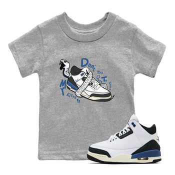 3s For The Love to match jordans Don't Touch My Kicks sneaker match tees A Ma Maniere For The Love match shoes to clothes SNRT Sneaker Tees Youth Baby Heather Grey 1 tee
