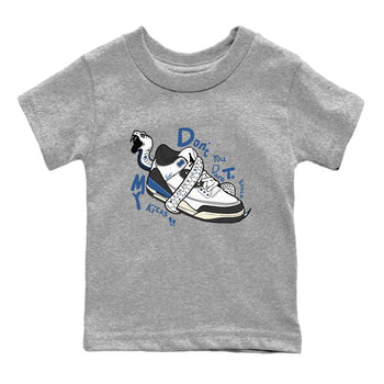 3s For The Love to match jordans Don't Touch My Kicks sneaker match tees A Ma Maniere For The Love match shoes to clothes SNRT Sneaker Tees Youth Baby Heather Grey 2 tee