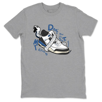 3s For The Love to match jordans Don't Touch My Kicks sneaker match tees A Ma Maniere For The Love match shoes to clothes SNRT Sneaker Tees unisex cotton Heather Grey 2 shirts