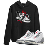 3s Cement Grey shirts to match jordans Don't Touch My Kicks sneaker match tees Air Jordan 3 Cement Grey SNRT Sneaker Release Tees unisex cotton Black 1 crew neck shirts