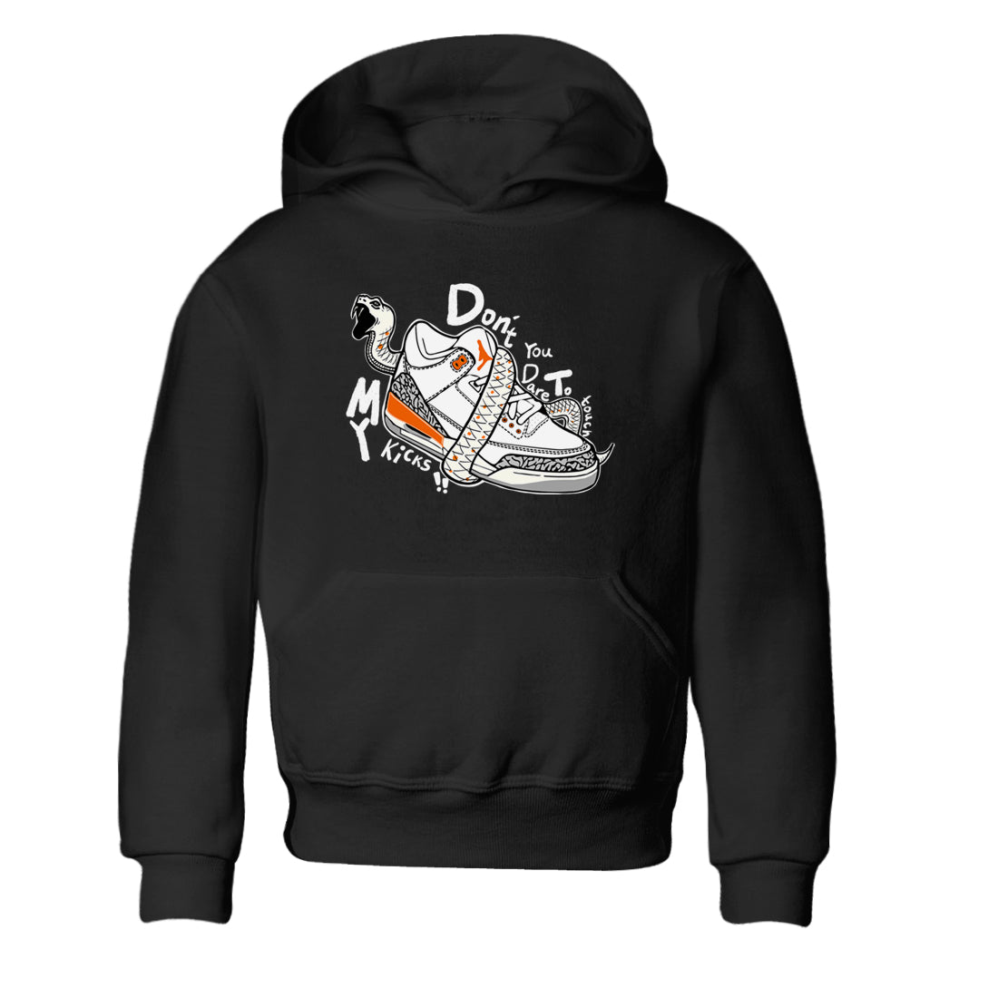 3s Georgia Peach shirt to match jordans Don't Touch My Kicks sneaker tees Air Jordan 3 Georgia Peach SNRT sneaker release tees baby toddler Black 2 cotton Shirt