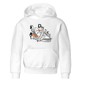 3s Georgia Peach shirt to match jordans Don't Touch My Kicks sneaker tees Air Jordan 3 Georgia Peach SNRT sneaker release tees baby toddler White 2 cotton Shirt