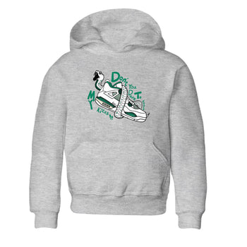 4s Oxidized Green shirts to match jordans Don't Touch My Kicks sneaker match tees Air Jordan 4 Oxidized Green SNRT Sneaker Tees streetwear brand Baby and Youth Heather Grey 2 cotton tee