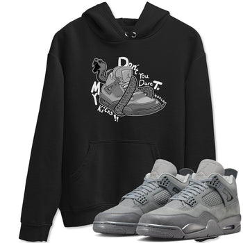 4s Wet Cement shirts to match jordans Don't Touch My Kicks sneaker match tees Air Jordan 4 Wet Cement SNRT Sneaker Release Tees unisex cotton Black 1 crew neck shirts