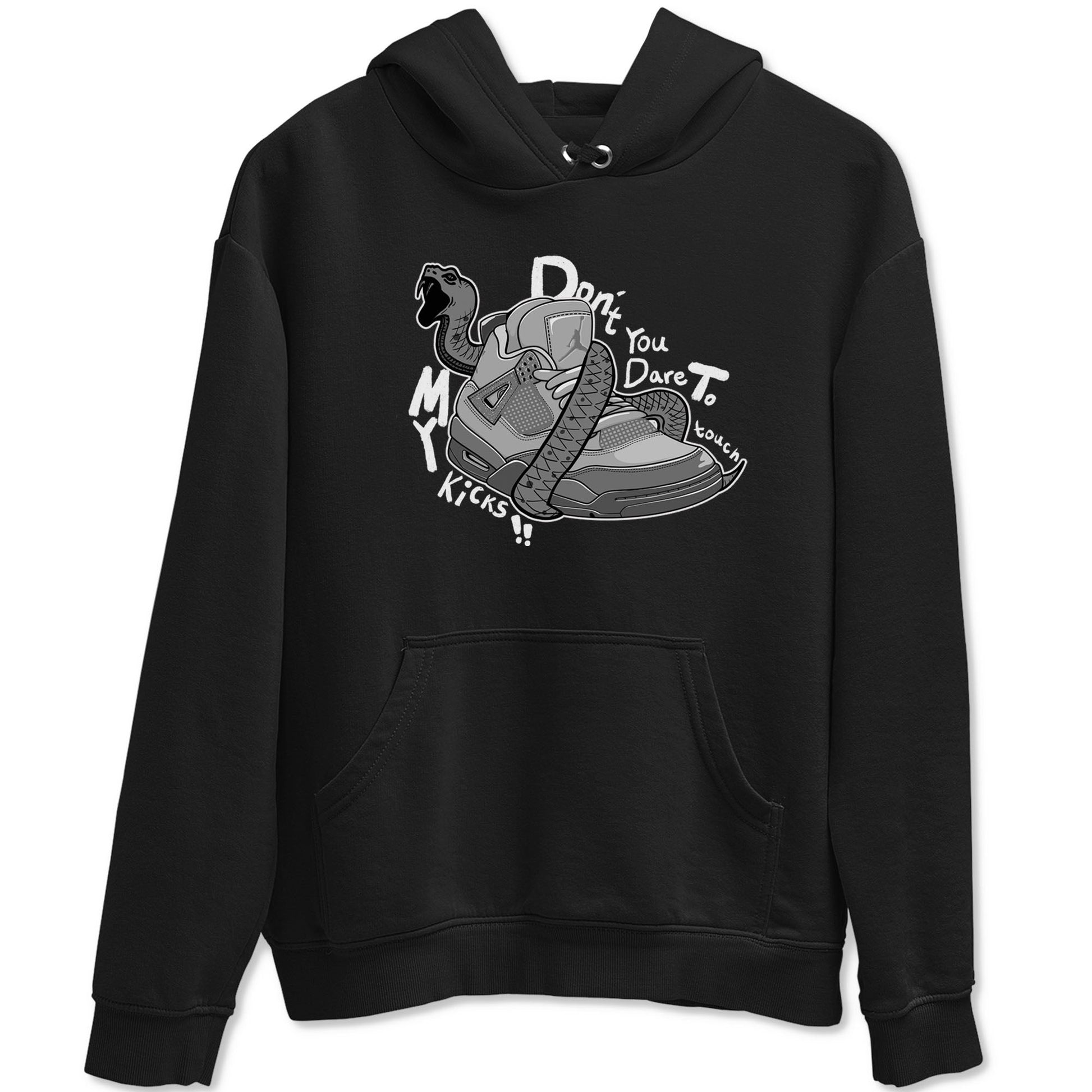 4s Wet Cement shirts to match jordans Don't Touch My Kicks sneaker match tees Air Jordan 4 Wet Cement SNRT Sneaker Release Tees unisex cotton Black 2 crew neck shirts