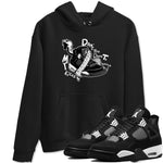 4s White Thunder shirts to match jordans Don't Touch My Kicks sneaker match tees Air Jordan 4 White Thunder SNRT Sneaker Release Tees unisex cotton Black 1 crew neck shirts