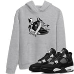 4s White Thunder shirts to match jordans Don't Touch My Kicks sneaker match tees Air Jordan 4 White Thunder SNRT Sneaker Release Tees unisex cotton Heather Grey 1 crew neck shirts