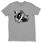 4s White Thunder shirts to match jordans Don't Touch My Kicks sneaker match tees Air Jordan 4 White Thunder SNRT Sneaker Release Tees unisex cotton Heather Grey 2 crew neck shirts