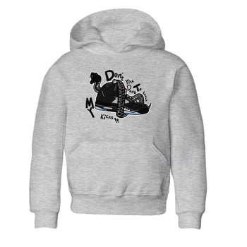 5s Black Metallic Reimagined shirts to match jordans Don't Touch My Kicks best t shirts to wear with jordans Air Jordan 5 Reimagined match shoes to clothes SNRT Sneaker Tees Youth Baby Heather Grey 2 tee