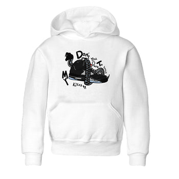 5s Black Metallic Reimagined shirts to match jordans Don't Touch My Kicks best t shirts to wear with jordans Air Jordan 5 Reimagined match shoes to clothes SNRT Sneaker Tees Youth Baby White 2 tee