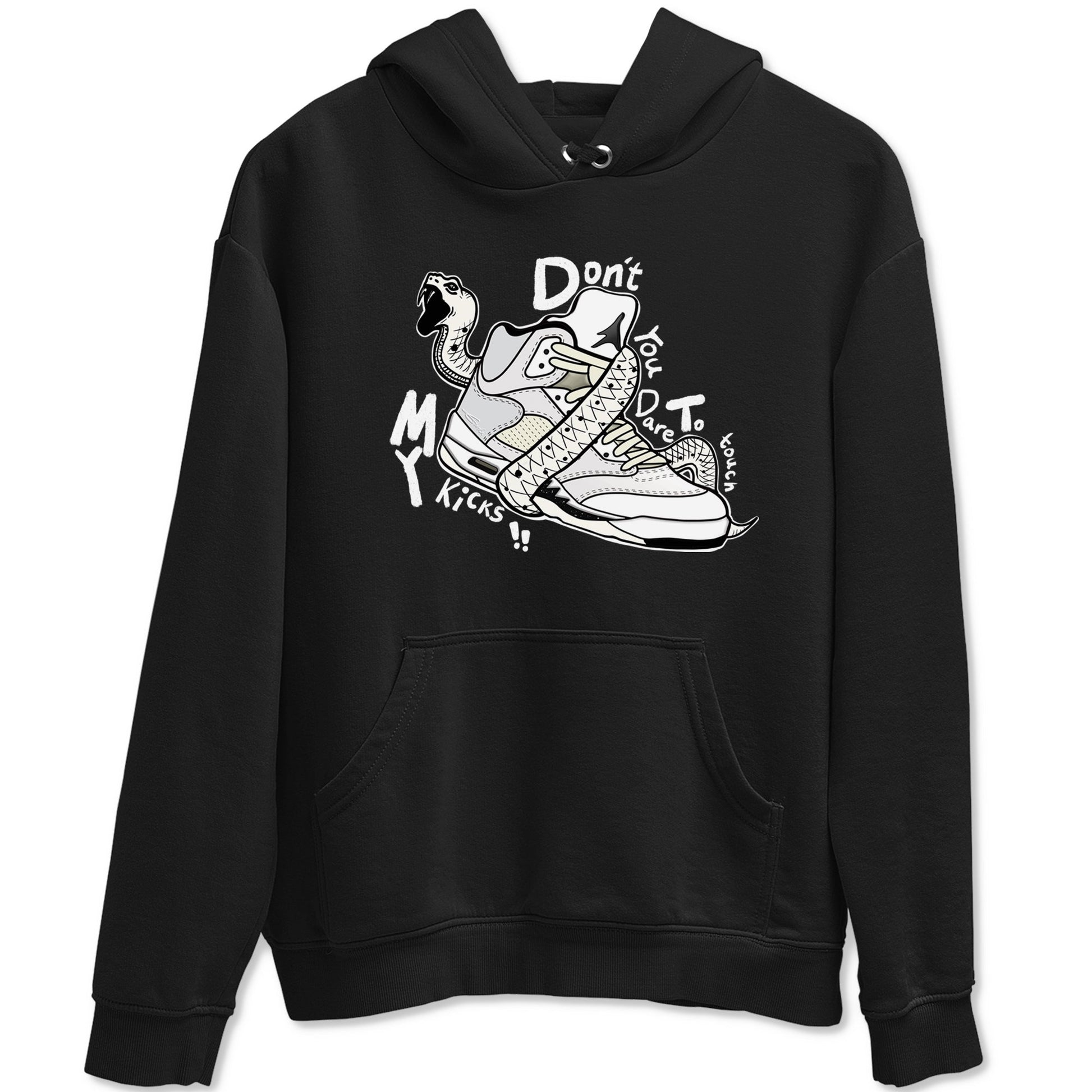 AJ5 Sail shirt to match jordans Don't Touch My Kicks sneaker tees Air Jordan 5 Sail SNRT Sneaker Release Tees unisex cotton Black 2 crew neck shirt
