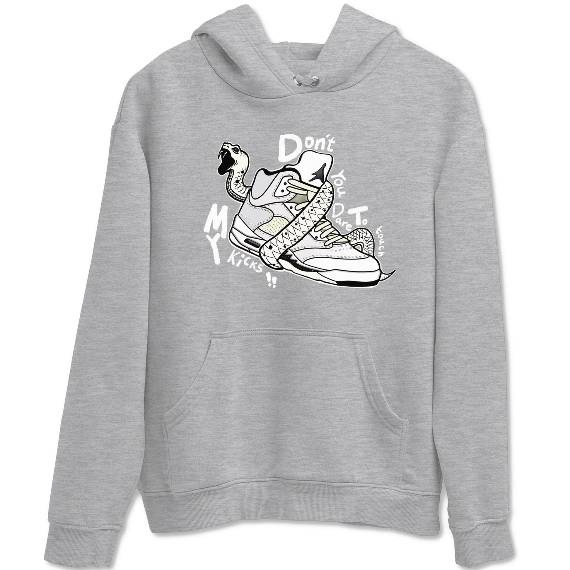 AJ5 Sail shirt to match jordans Don't Touch My Kicks sneaker tees Air Jordan 5 Sail SNRT Sneaker Release Tees unisex cotton Heather Grey 2 crew neck shirt