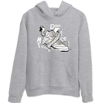 AJ5 Sail shirt to match jordans Don't Touch My Kicks sneaker tees Air Jordan 5 Sail SNRT Sneaker Release Tees unisex cotton Heather Grey 2 crew neck shirt