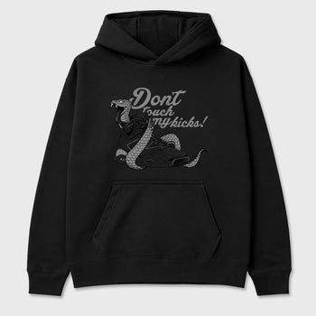 Sneaker match tees – Sneaker Tees To Match Air Jordan 6 Cap and Gown Shoes – Don't Touch My Kicks Tee Black 2