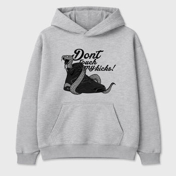 Sneaker match tees – Sneaker Tees To Match Air Jordan 6 Cap and Gown Shoes – Don't Touch My Kicks Tee Heather Grey 2