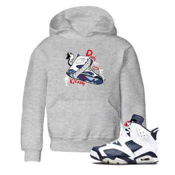 6s White And Midnight Navy shirts to match jordans Don't Touch My Kicks sneaker match tees Air Jordan 6 White And Midnight Navy SNRT Sneaker Tees streetwear brand Baby and Youth Heather Grey 1 cotton tee
